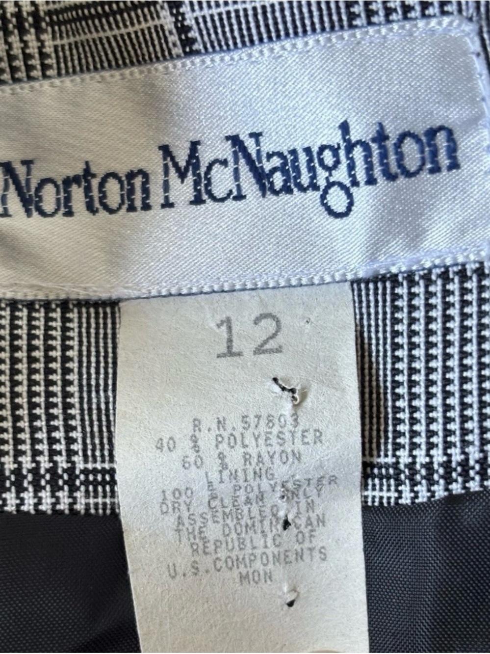 Vintage Norton McNaughton Plaid Blazer
Jacket Oversized Power Suit Size 12 - Picture 2 of 15